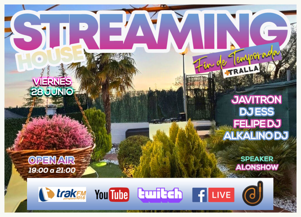 STREAMING HOUSE MASTRALLA TRAKFM 28 JUNIO 2024