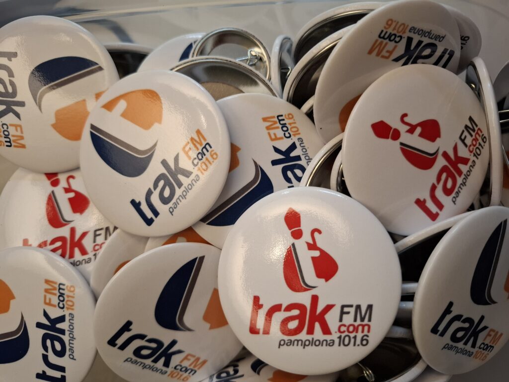 CHAPAS TRAKFM SAN FERMIN 2026 PAMPLONA